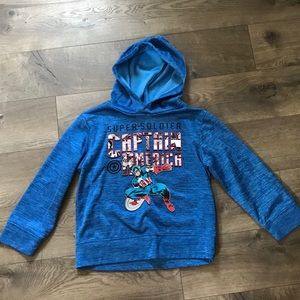 Boys Captain America hoodie